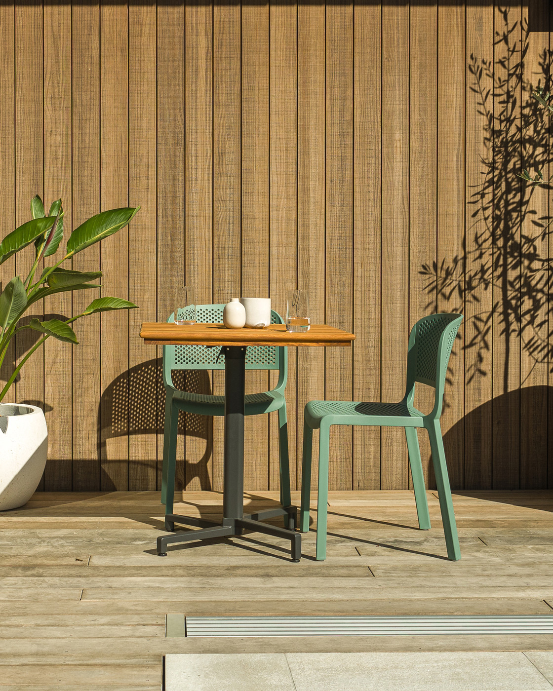Iroko Table Top - 80Cm Square