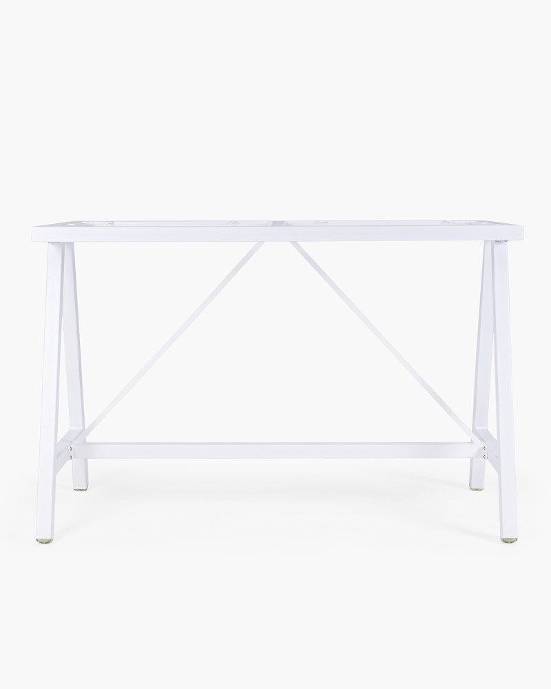 Harper Aluminium Bar Leaner Base - 1590*790*1050H, White