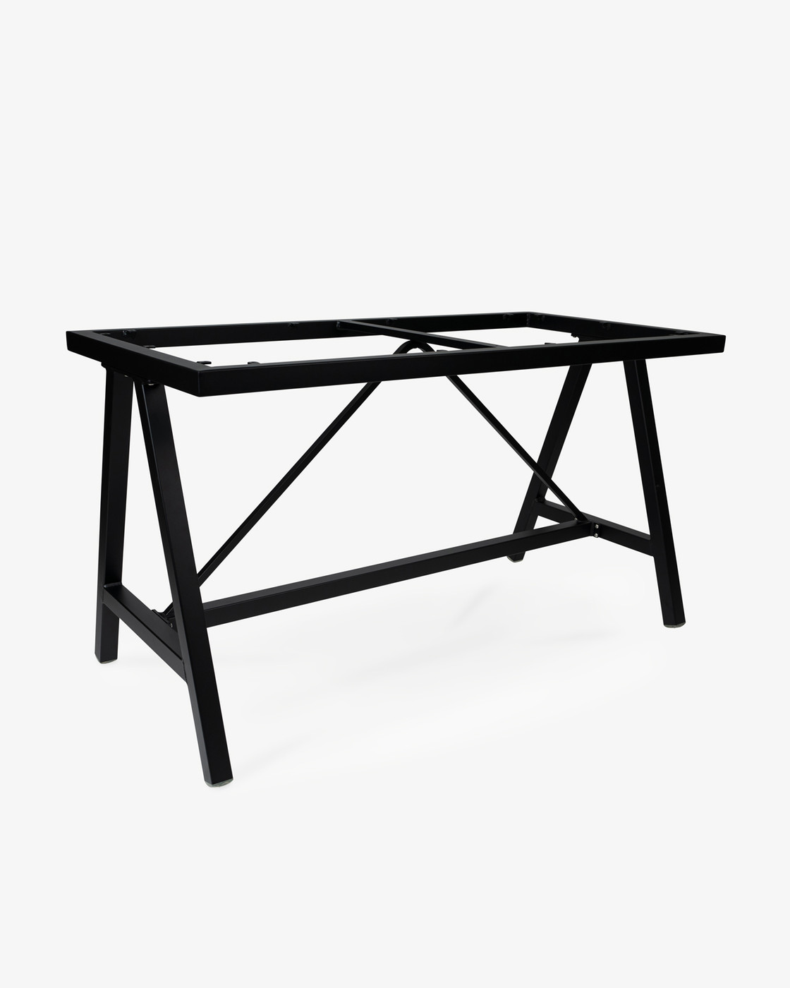 Harper Aluminium Bar Leaner Base - 1590*790*90H, Black