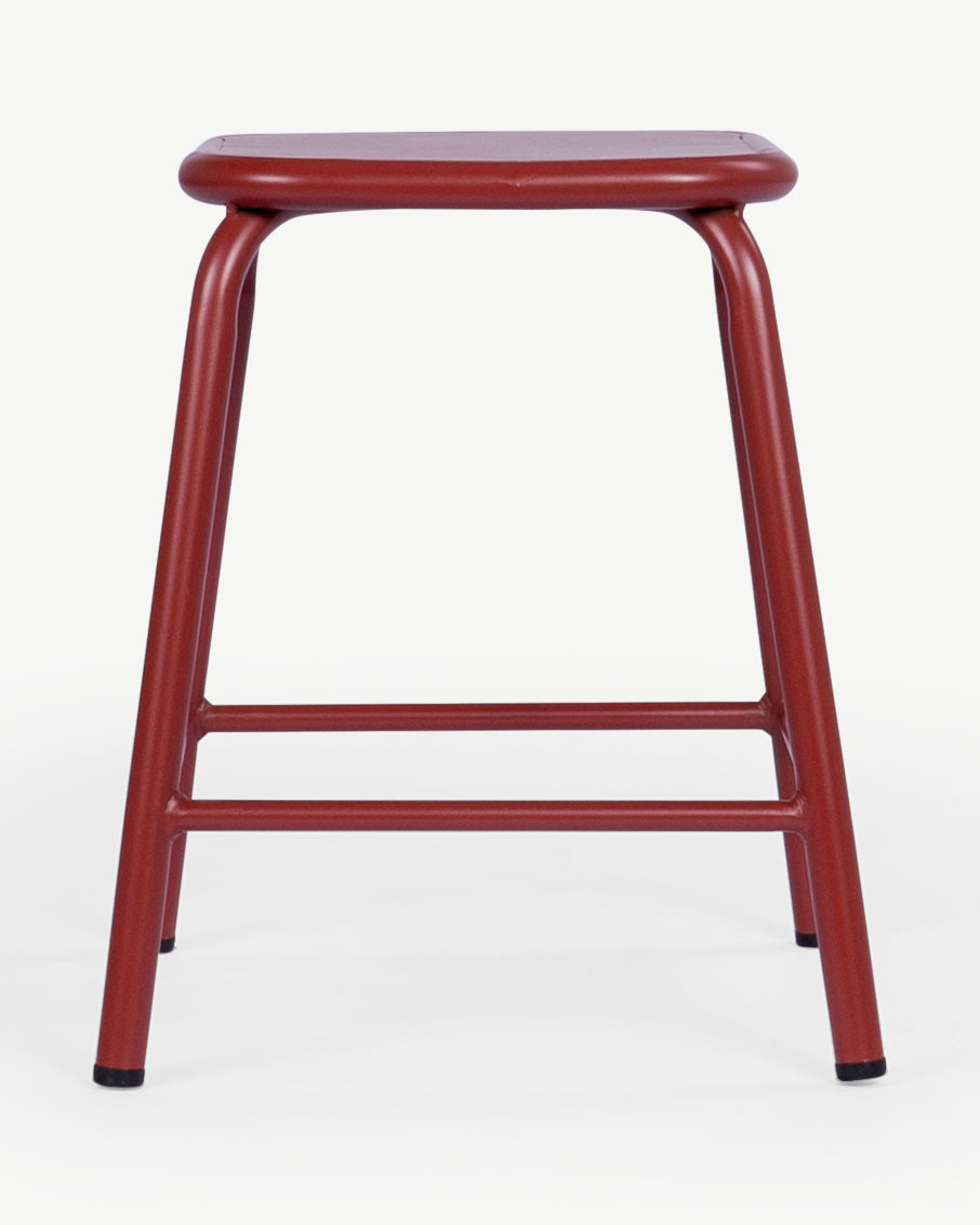 Pedro Bar Stool - Brick, 47Cm