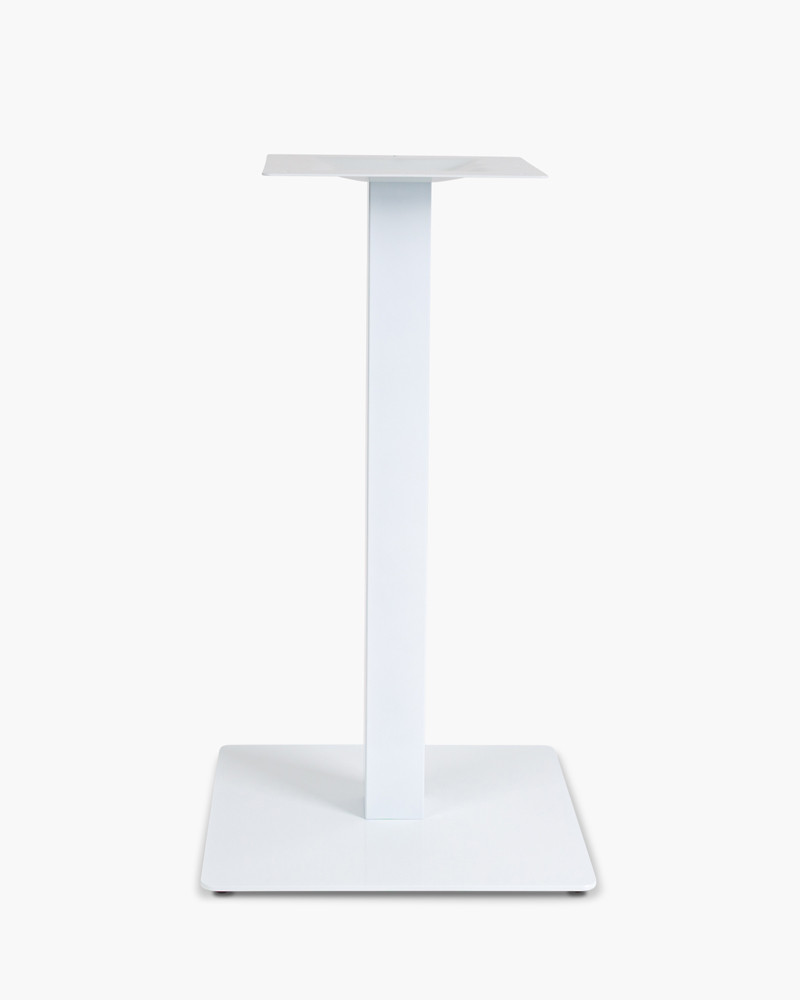 Konus Bar Leaner Base - 50 Sq X 90Cm H, White