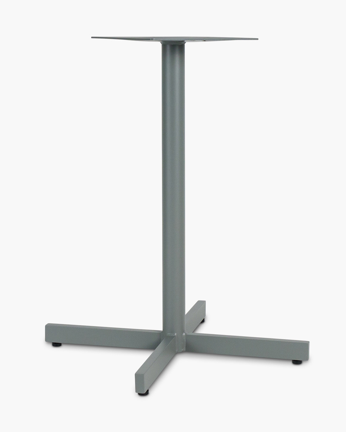 Star Aluminium Bar Leaner Base - 105H, Silver