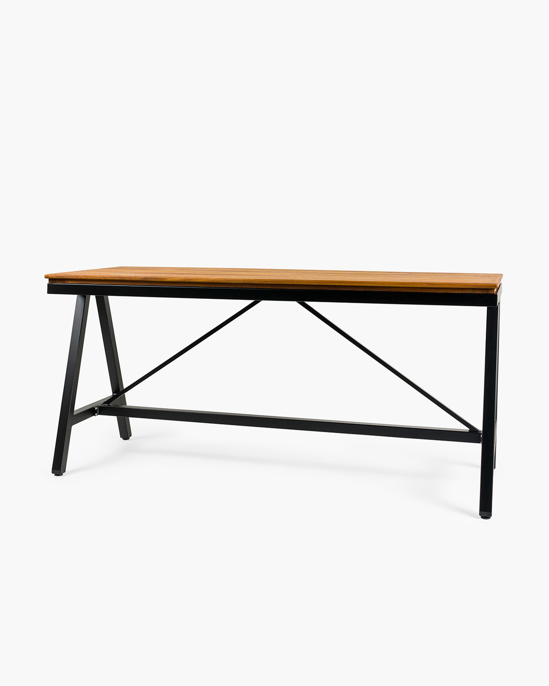 Harper Aluminium Bar Leaner Base - 1990*790*90H, Black