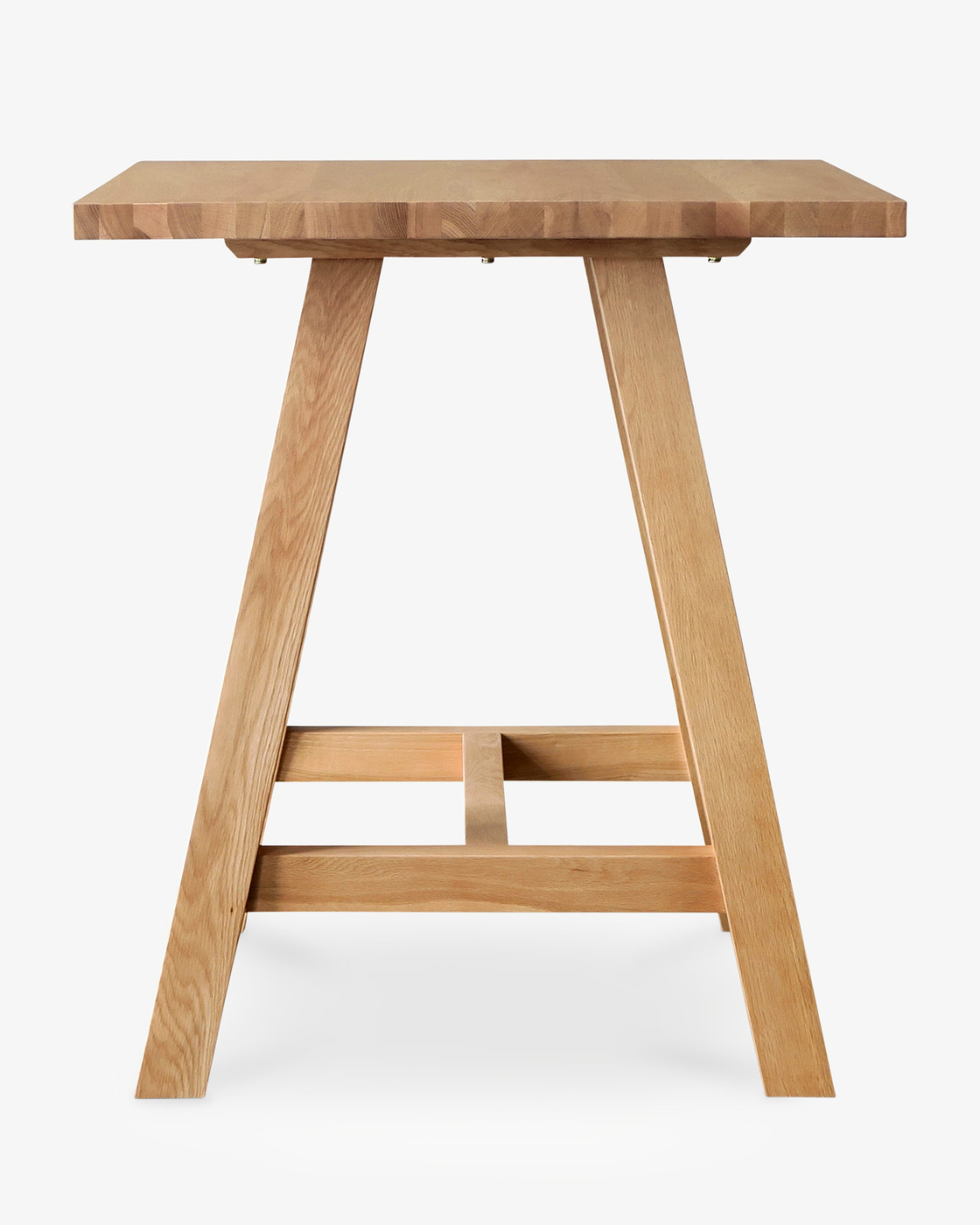 Idaho Oak Bar Leaner - 80X80Cm 90H, Natural