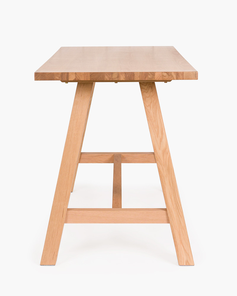 Idaho Oak Bar Leaner - 140X70Cm 90H, Natural