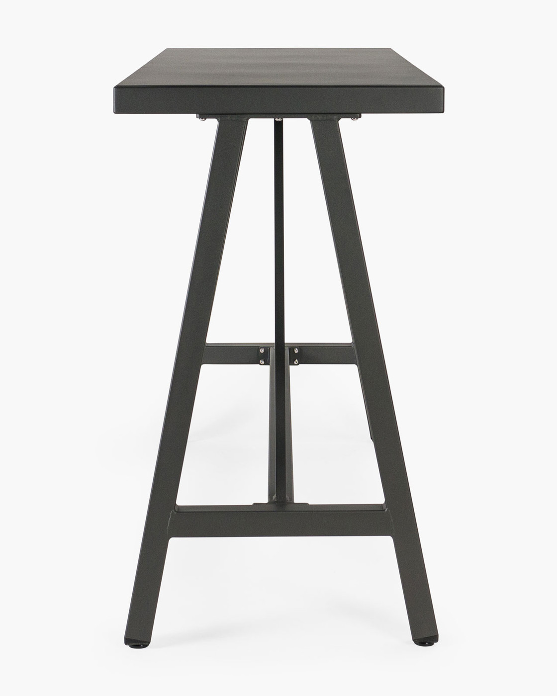 Kingston Outdoor Bar Leaner - 160X60Cm 105 H, Charcoal