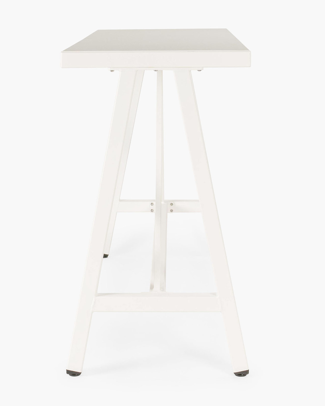 Kingston Outdoor Bar Leaner - 160X60Cm 105 H, White