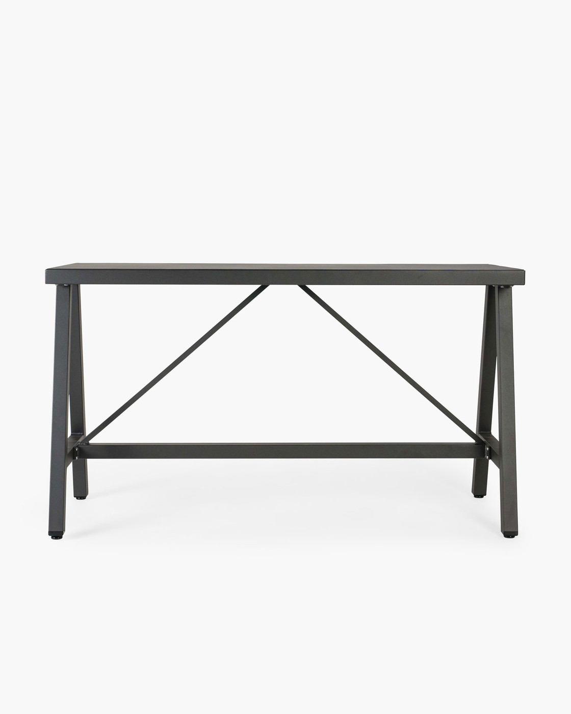 Kingston Outdoor Bar Leaner - 160X60Cm 90 H, Charcoal