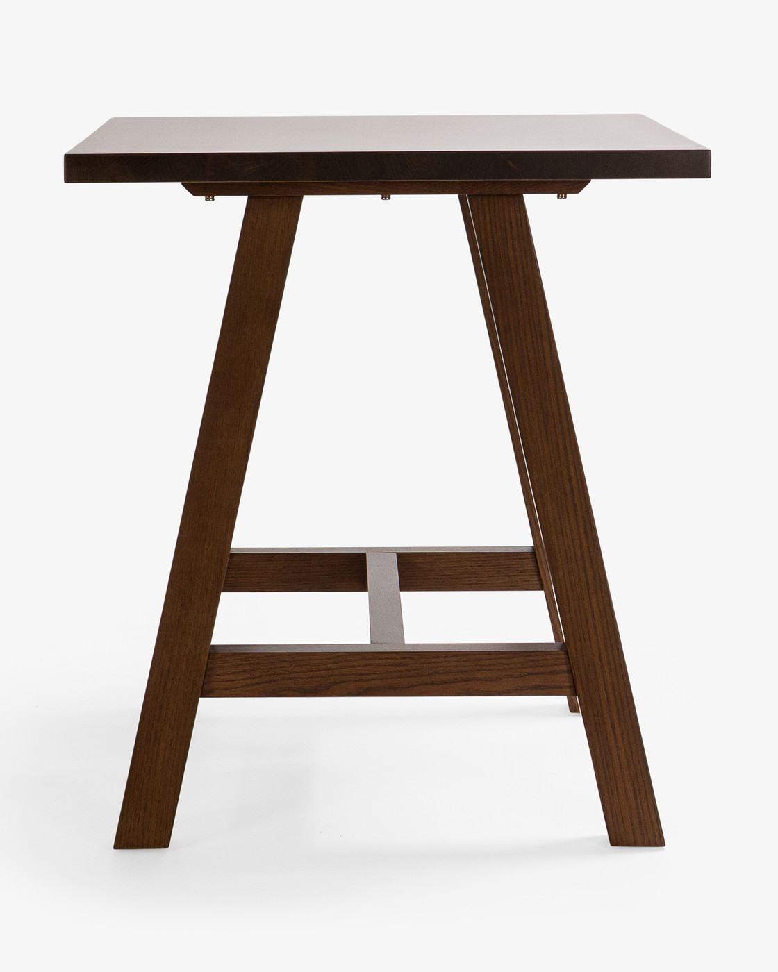 Idaho Oak Bar Leaner - 80X80Cm 90H, Dark Oak
