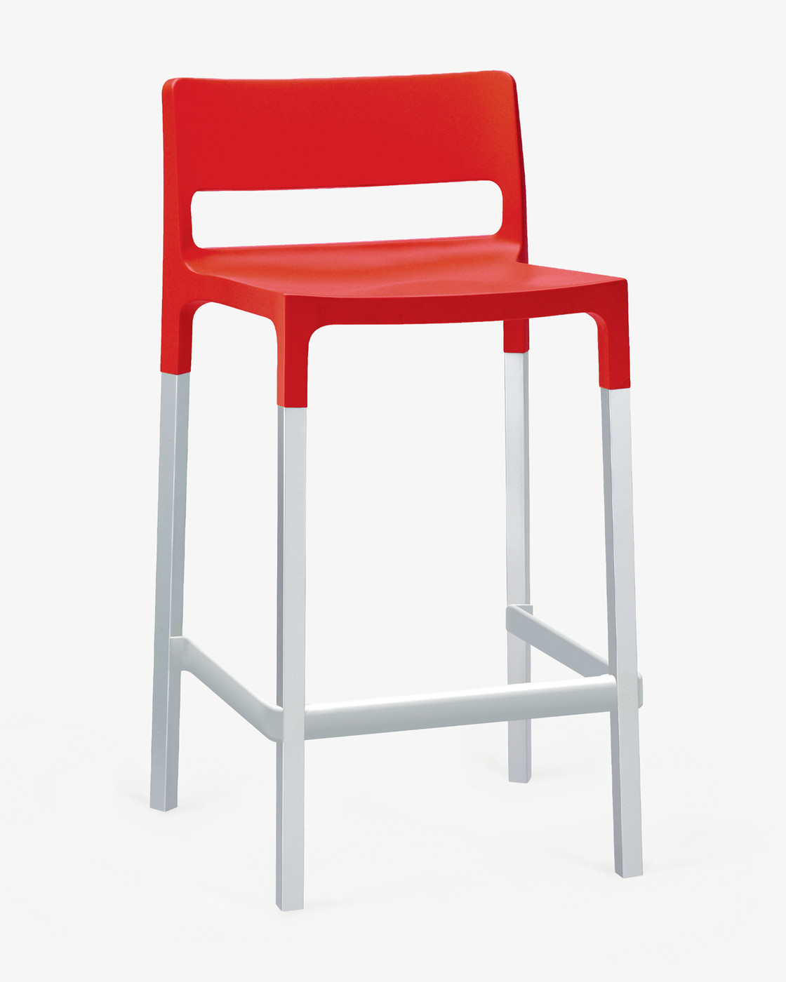 Divo Bar Stool - Red, 65Cm