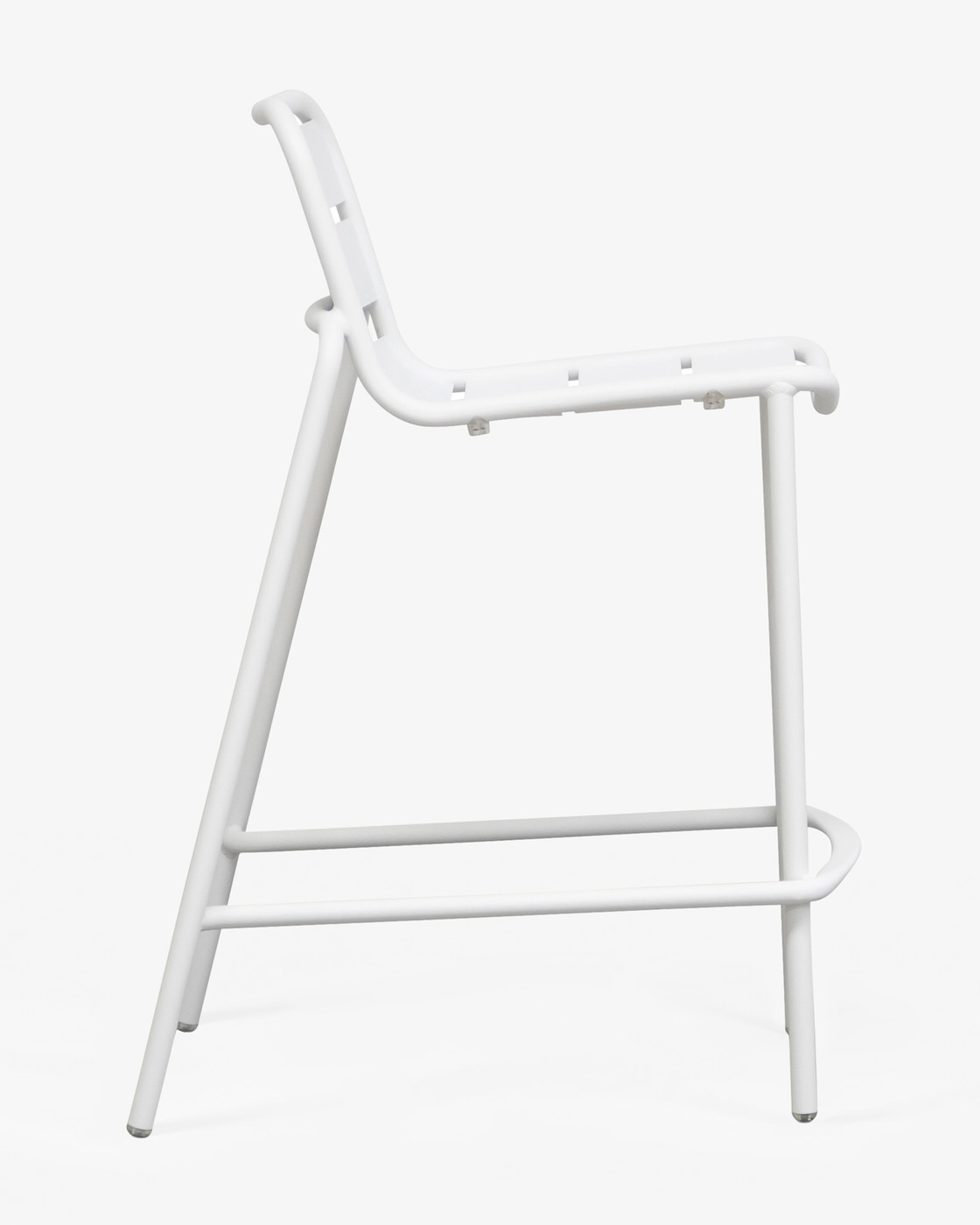 Frankie Bar Stool - White, 65Cm