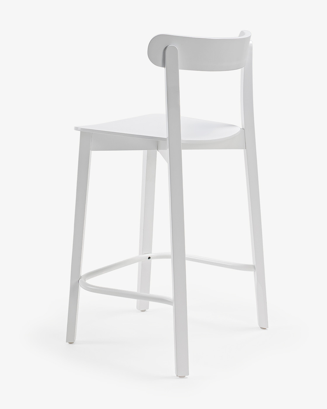 Icho Bar Stool - White, 65Cm