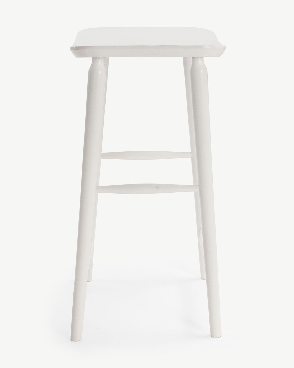 Mackenzie Bar Stool - White, 65Cm