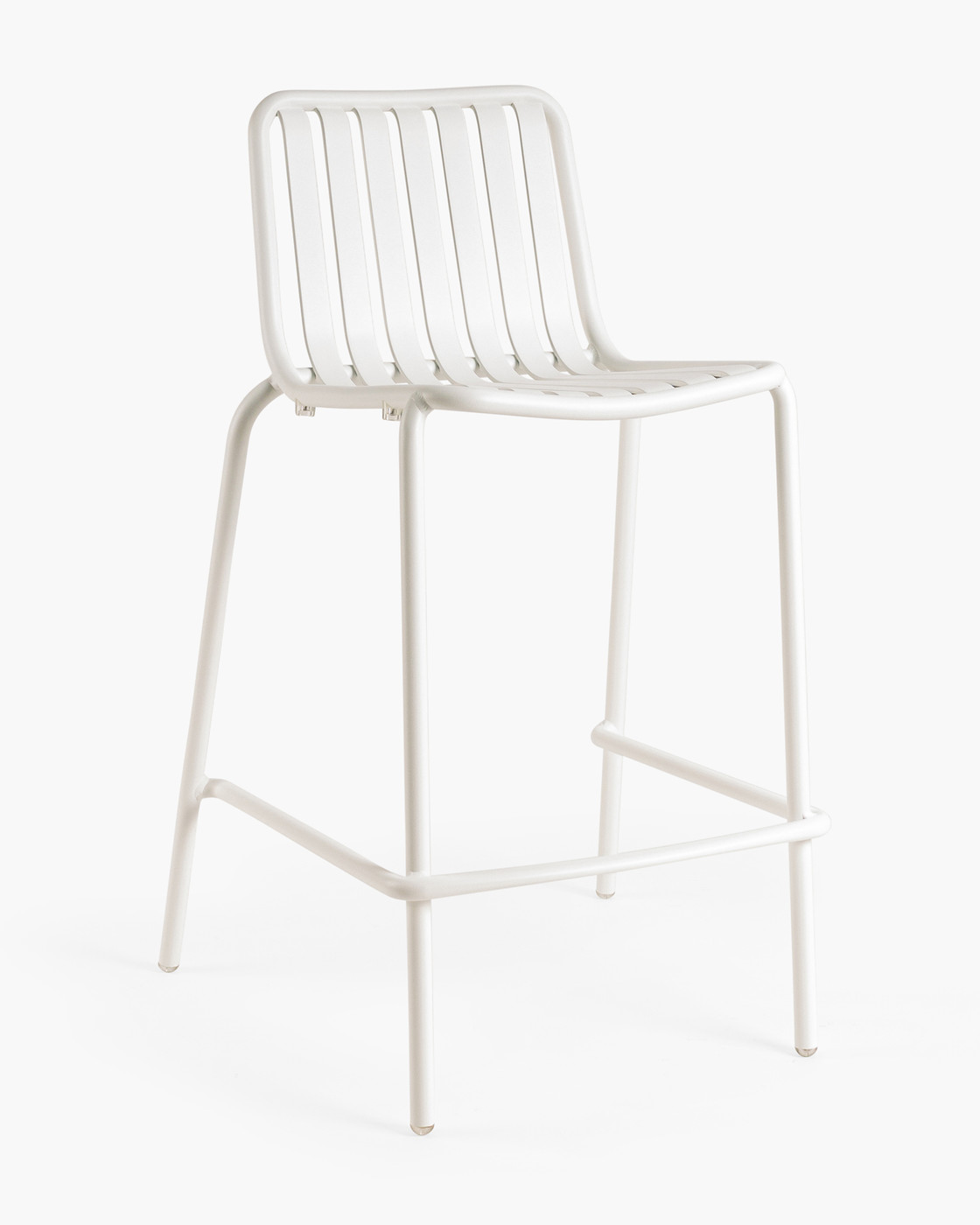 Parker Bar Stool - Matt White, 65 Cm