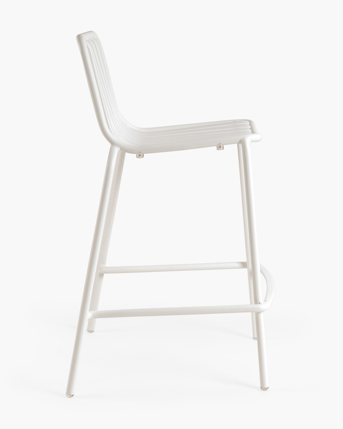 Parker Bar Stool - Matt White, 65 Cm