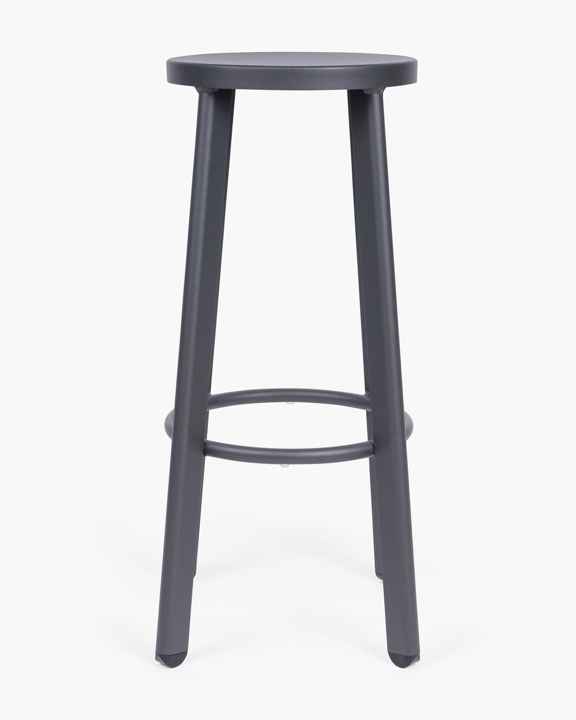 Soda Aluminium Bar Stool - Anthracite, 75Cm