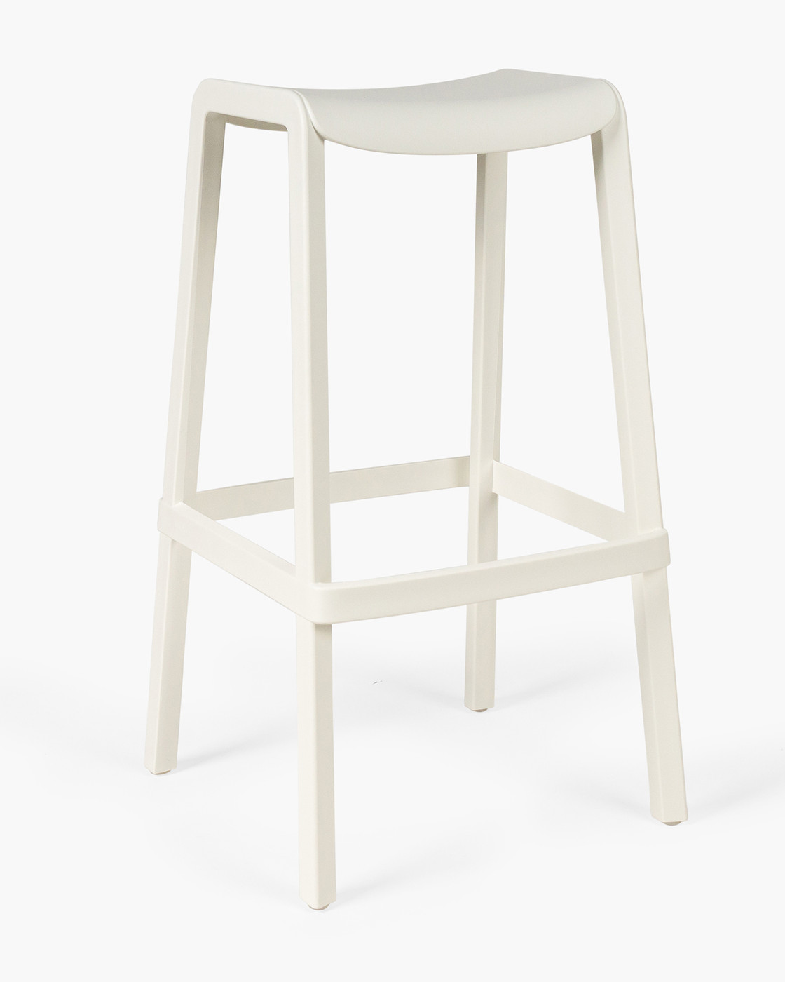 Dome 268 Bar Stool - White, 76Cm