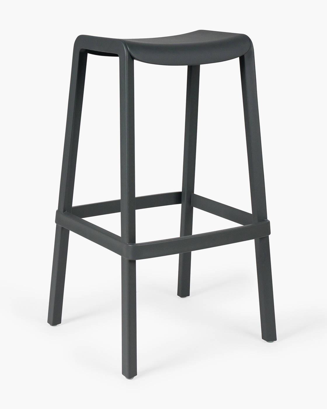 Dome 268 Bar Stool - Anthracite, 76Cm