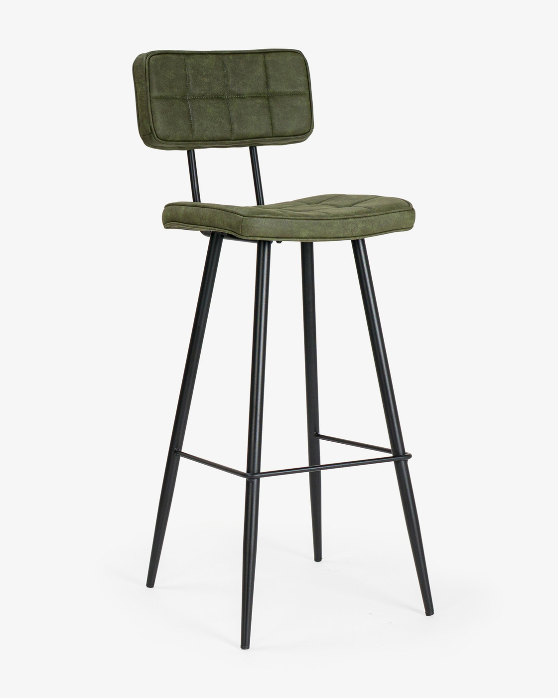 Walter Bar Stool - Forest Green, 75Cm