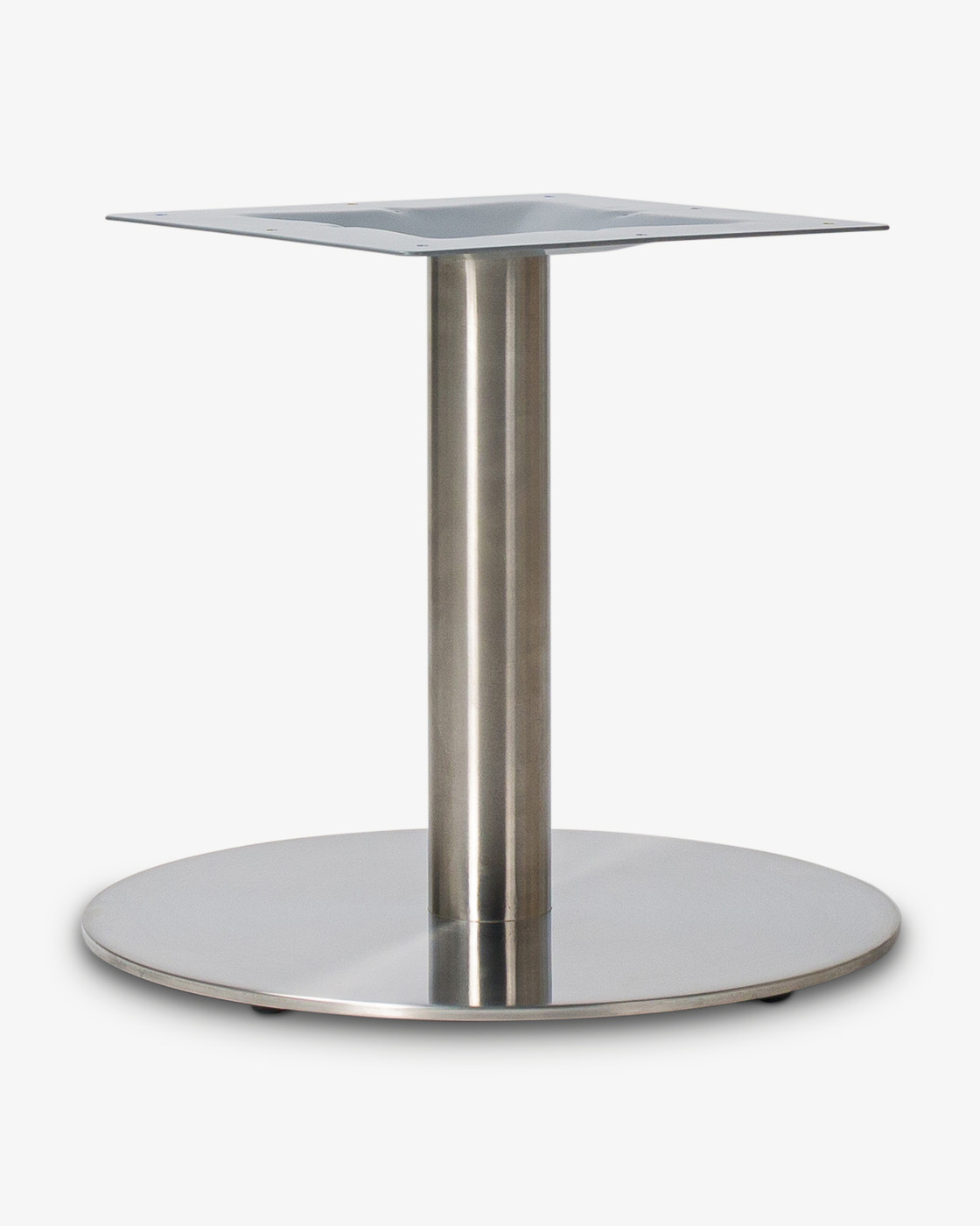 Orion Round Coffee Table Base - 50Cm, Stainless Steel