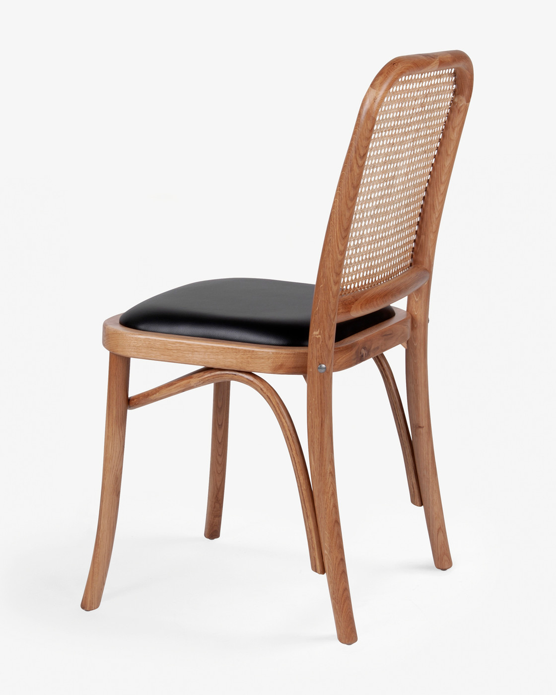 Selma Chair - Natural, Black Seat