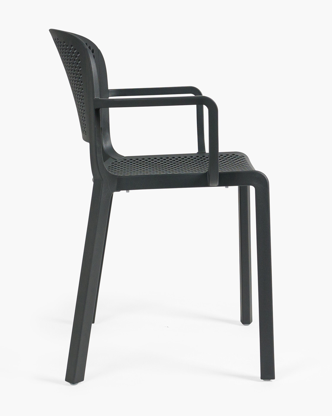 Dome 266 Armchair - Anthracite, perforated