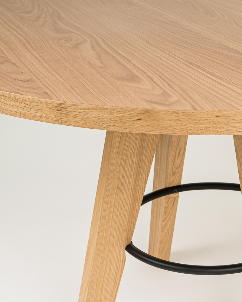 Stockholm Oak Table - 120Cm Dia, Natural