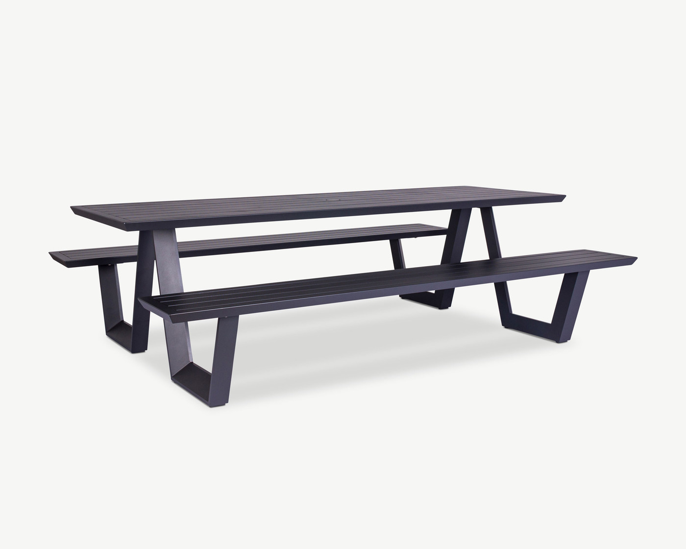 Tahoe Outdoor Picnic Table - 240X83Cm, Charcoal