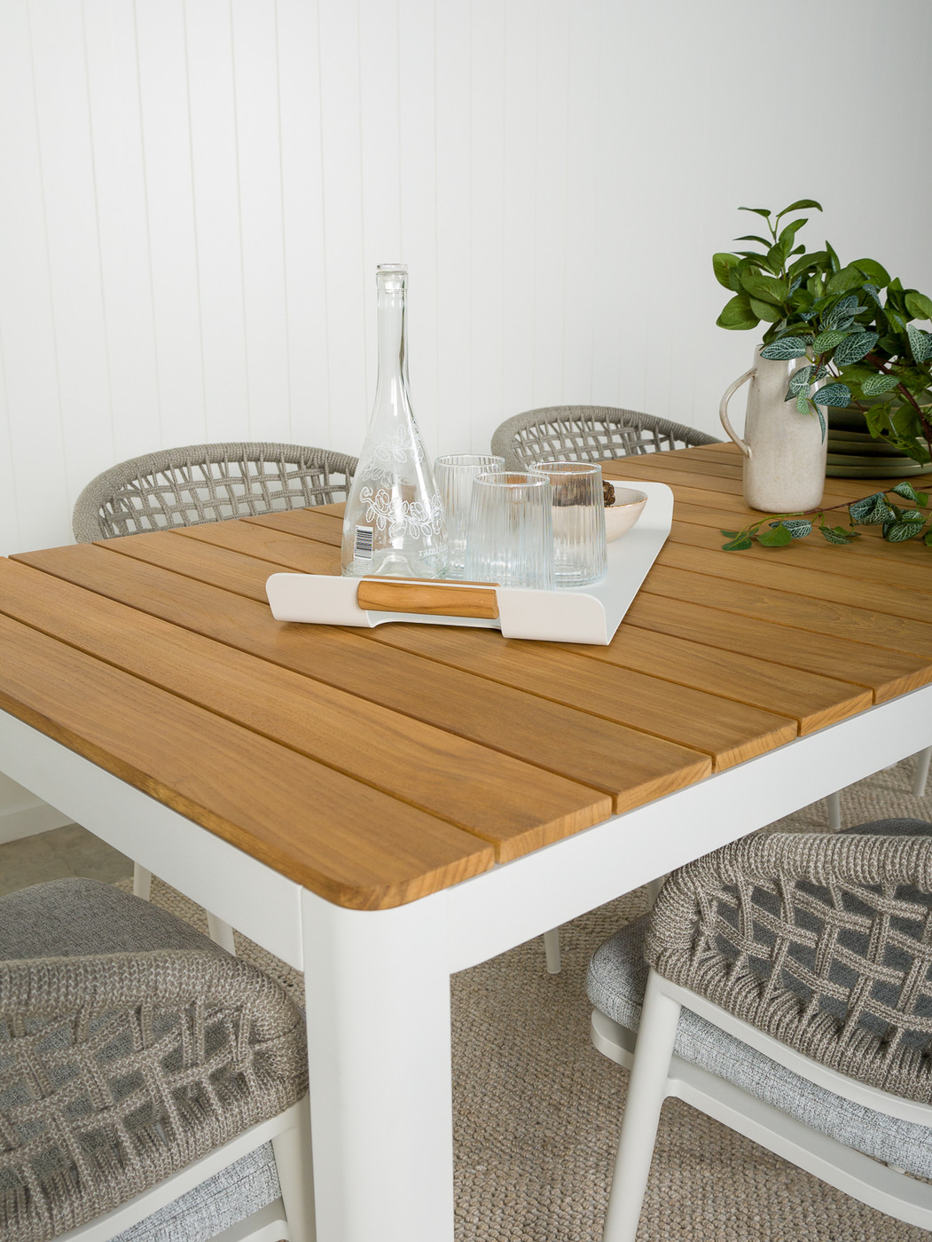 Evelyn Outdoor Table - 210X90Cm, White