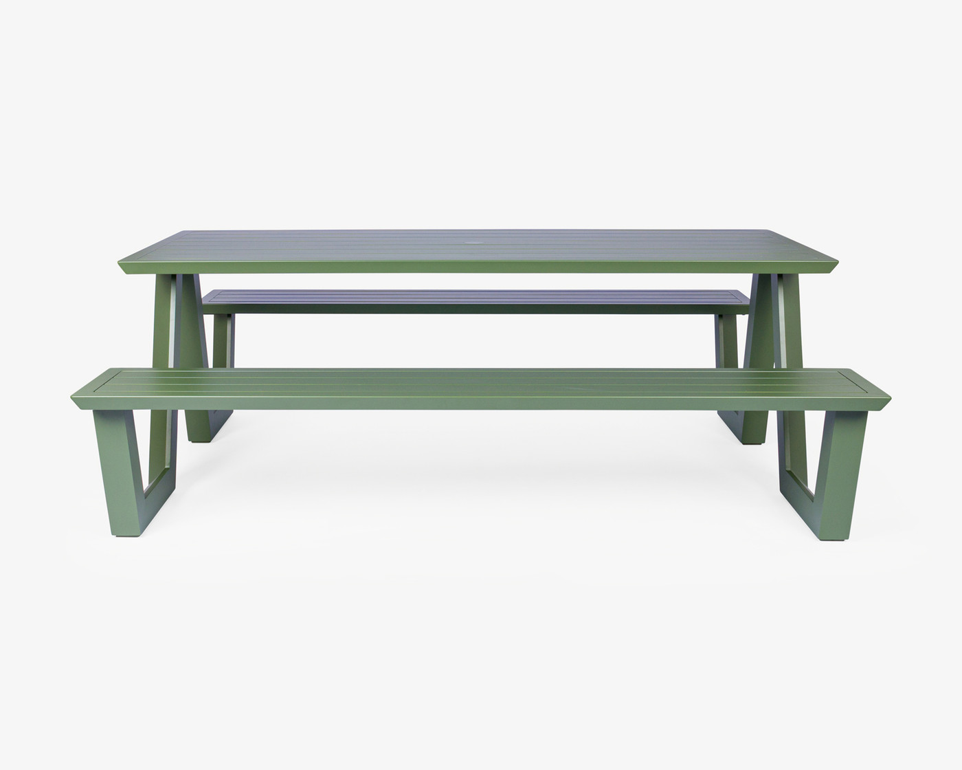 Tahoe Outdoor Picnic Table - 200X83Cm, Forest Green