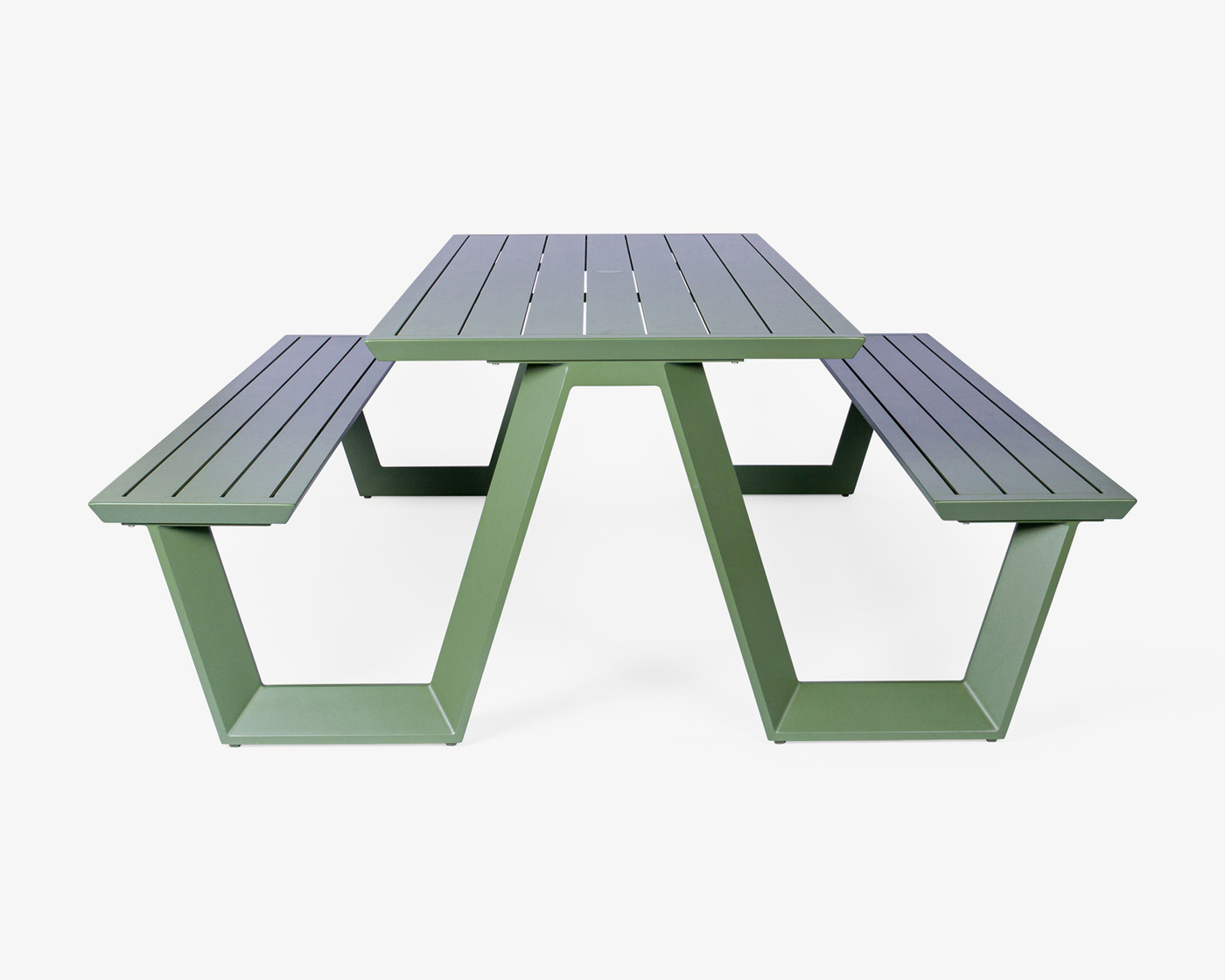 Tahoe Outdoor Picnic Table - 200X83Cm, Forest Green