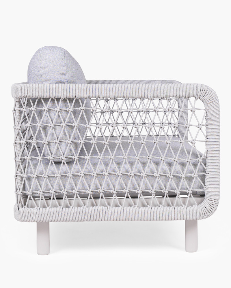 Waiheke Outdoor Armchair - Light Grey