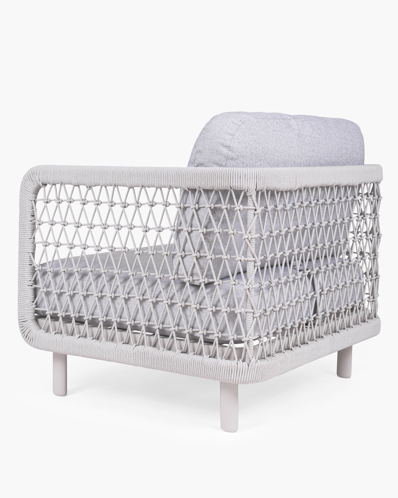 Waiheke Outdoor Armchair - Light Grey