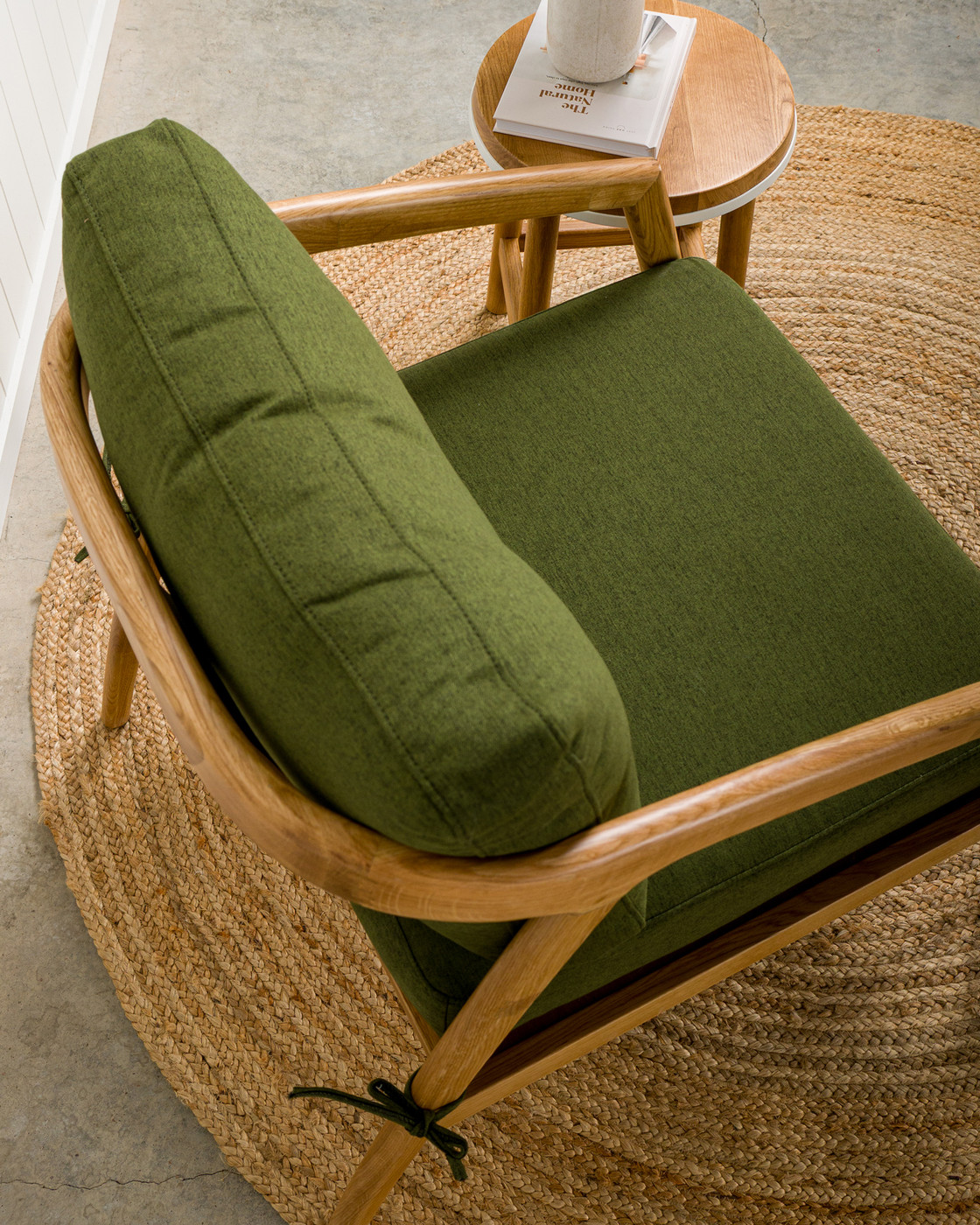 Leo Armchair - Moss Green