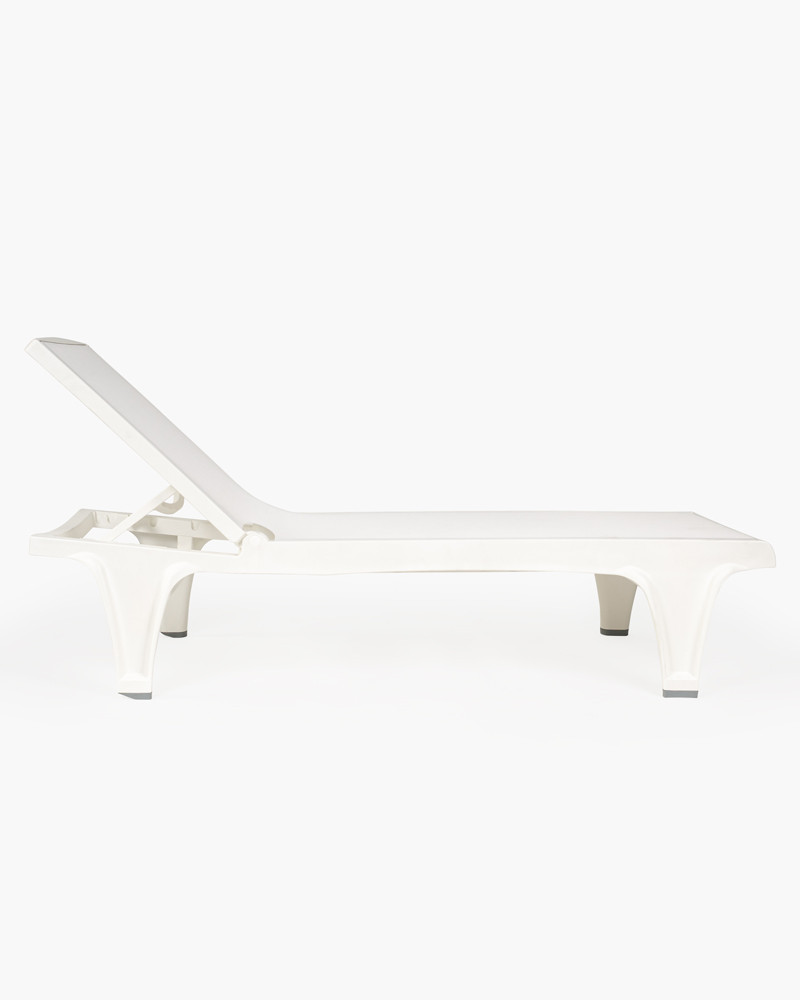 Tahiti Sun Lounger - Linen Frame + Linen Fabric