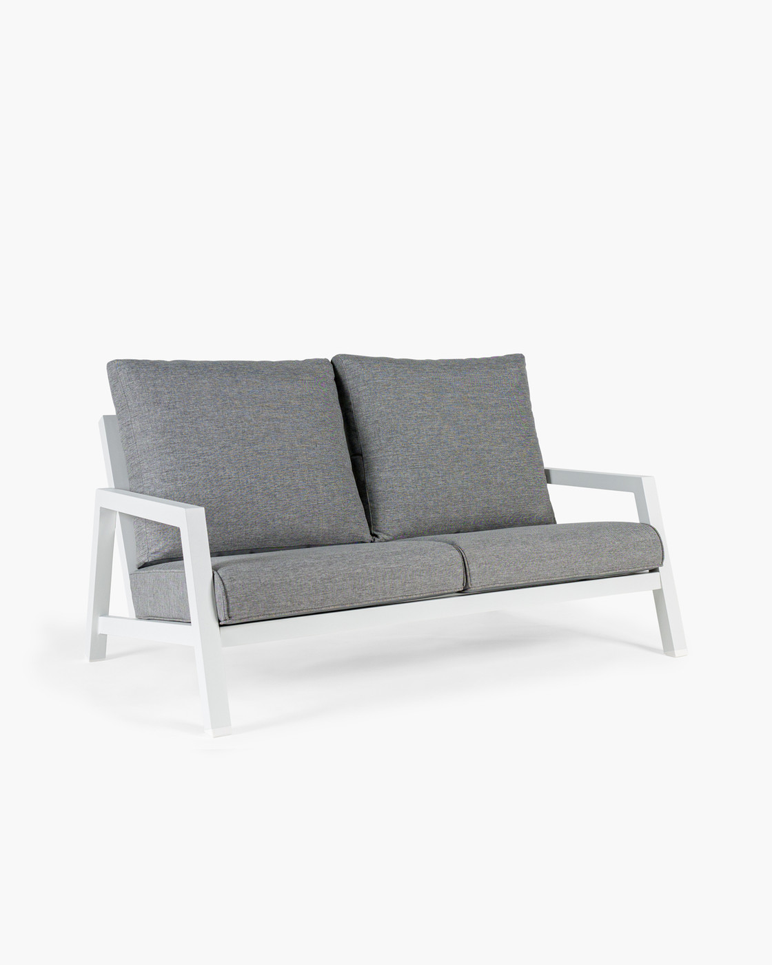 Leigh Outdoor Sofa - Two Seater, White