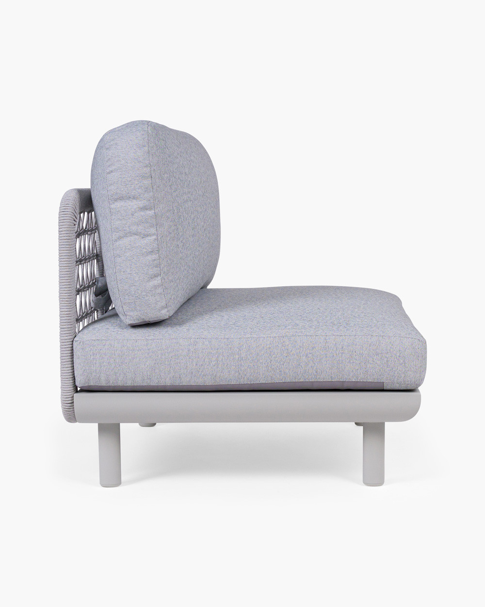 Waiheke Outdoor Middle Chair - Light Grey