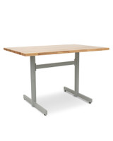 Star Double Aluminium Table Base - Silver