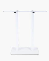 Konus Double Bar Leaner Base - 40X70 X 105Cm H, White