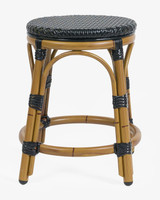 Cannes Barstool - Pure Black, 46Cm