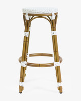 Cannes Barstool - Pure White, 77Cm