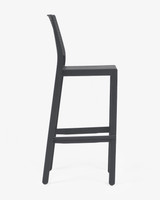 Emi Bar Stool - Anthracite, 75Cm