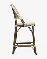 Fleur Barstool - Ivory/Black, 65Cm