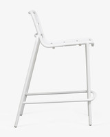 Frankie Bar Stool - White, 65Cm