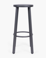 Soda Aluminium Bar Stool - Anthracite, 75Cm