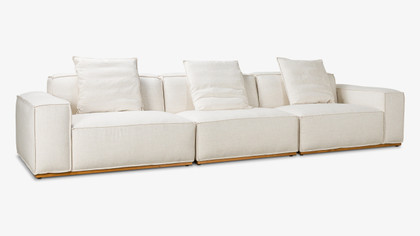 Hayes Modular Sofa - 3 Seater, Bone