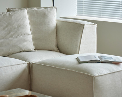 Omaha Modular Sofa - 5 Seater, Bone