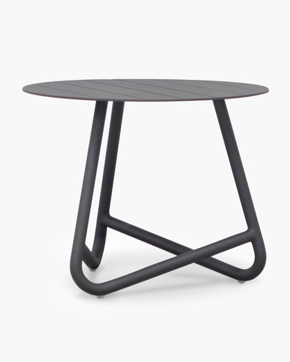 Palmer Outdoor Aluminium Side Table - Charcoal