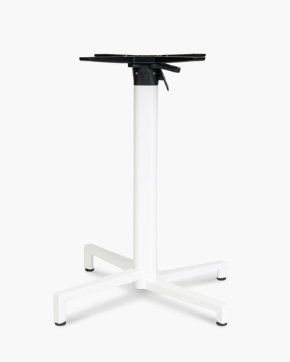Domino Folding Table Base - White