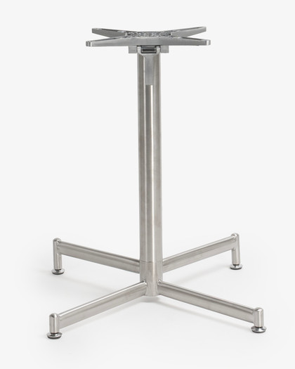 Lucca Folding Table Base - 75cm, Stainless Steel